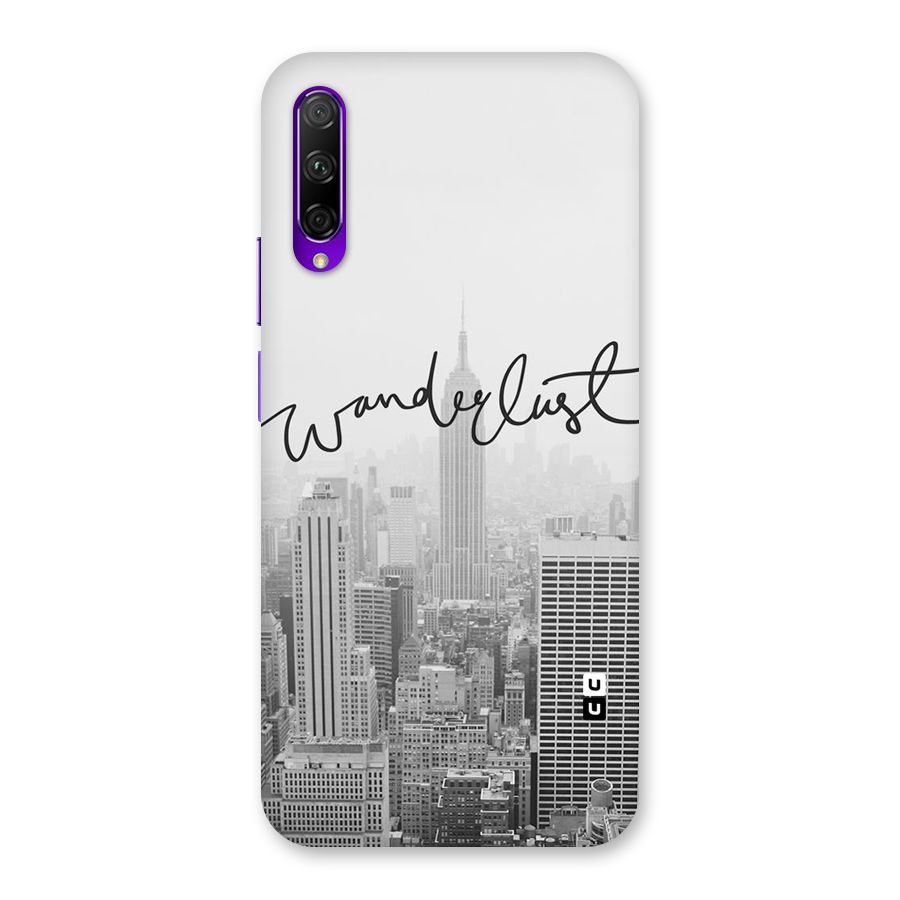 City Wanderlust Monochrome Back Case for Honor 9X Pro