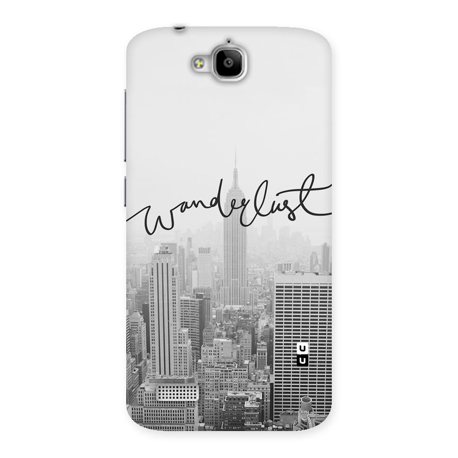 City Wanderlust Monochrome Back Case for Honor Holly
