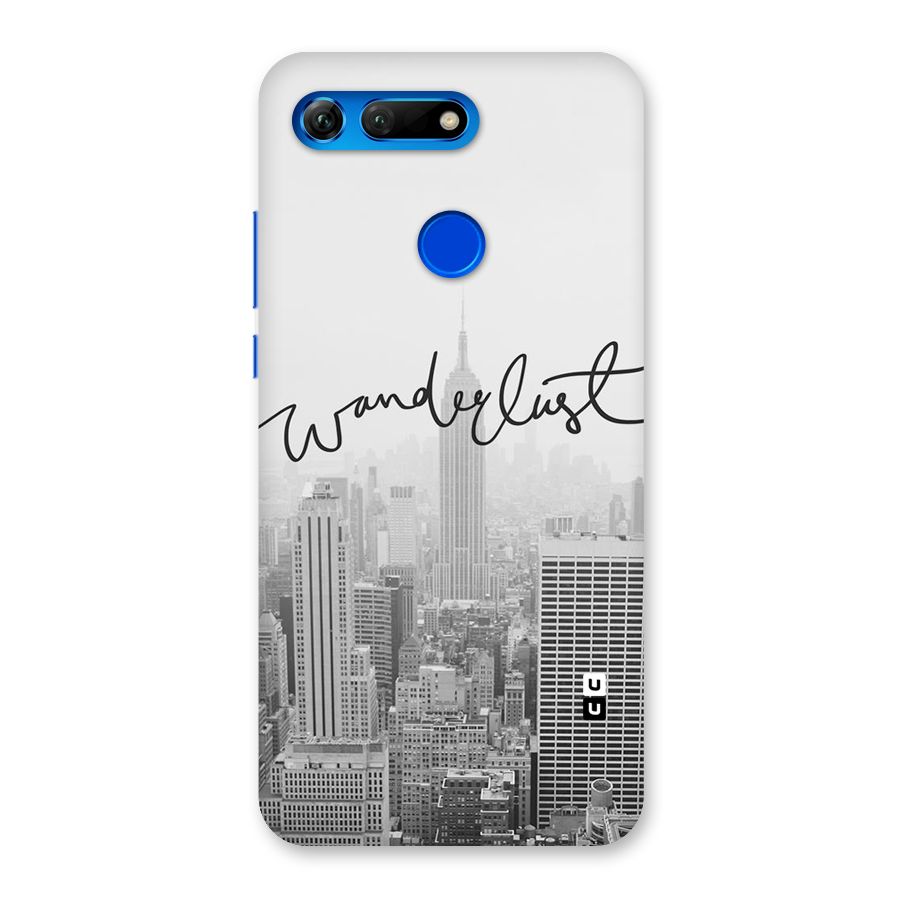City Wanderlust Monochrome Back Case for Honor View 20