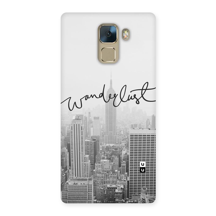 City Wanderlust Monochrome Back Case for Huawei Honor 7