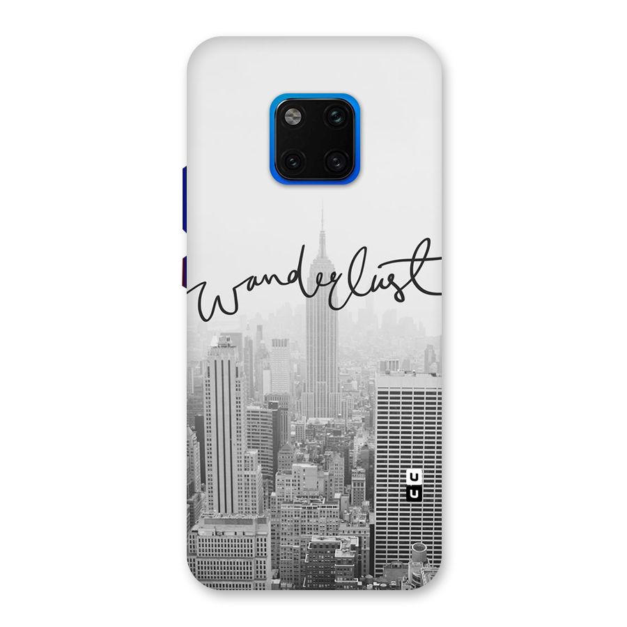 City Wanderlust Monochrome Back Case for Huawei Mate 20 Pro