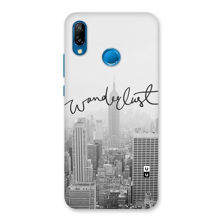 City Wanderlust Monochrome Back Case for Huawei P20 Lite