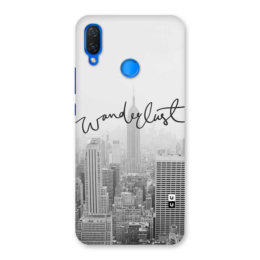 City Wanderlust Monochrome Back Case for Huawei P Smart+