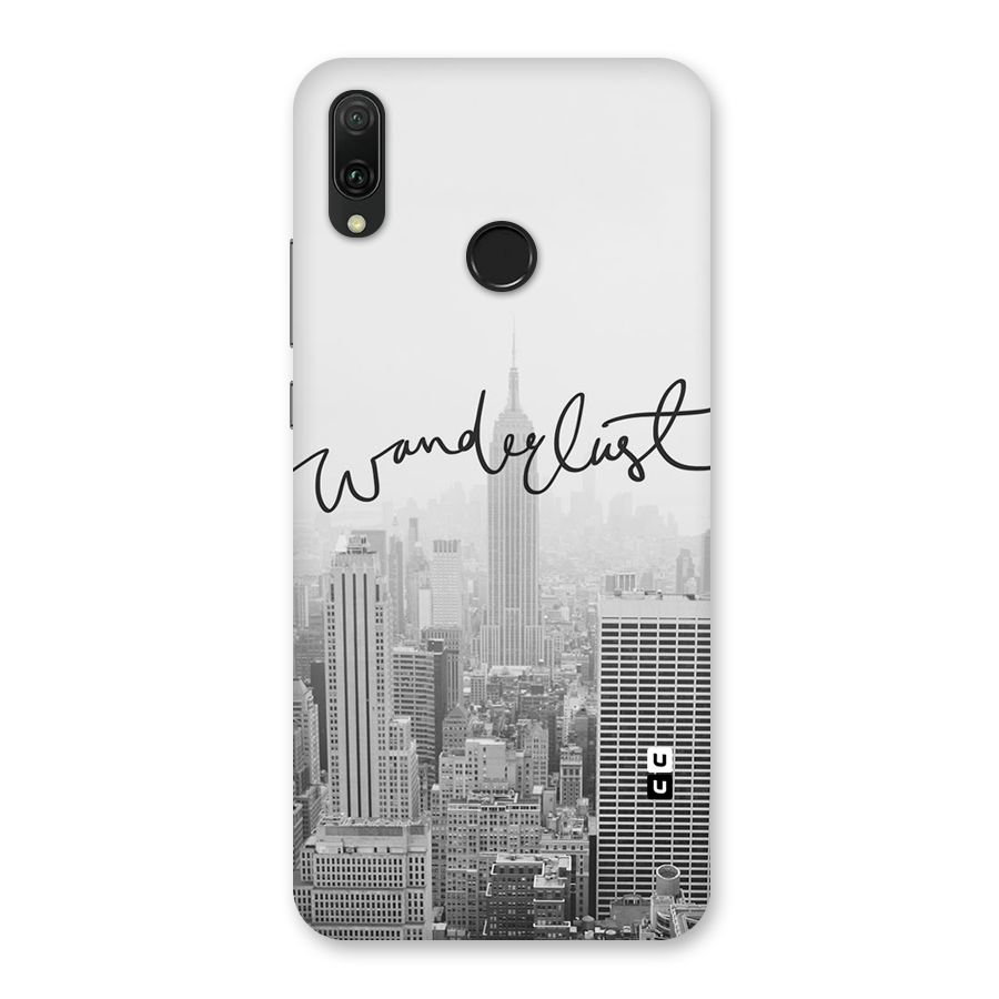 City Wanderlust Monochrome Back Case for Huawei Y9 (2019)