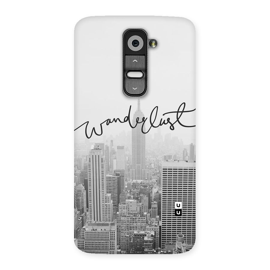 City Wanderlust Monochrome Back Case for LG G2