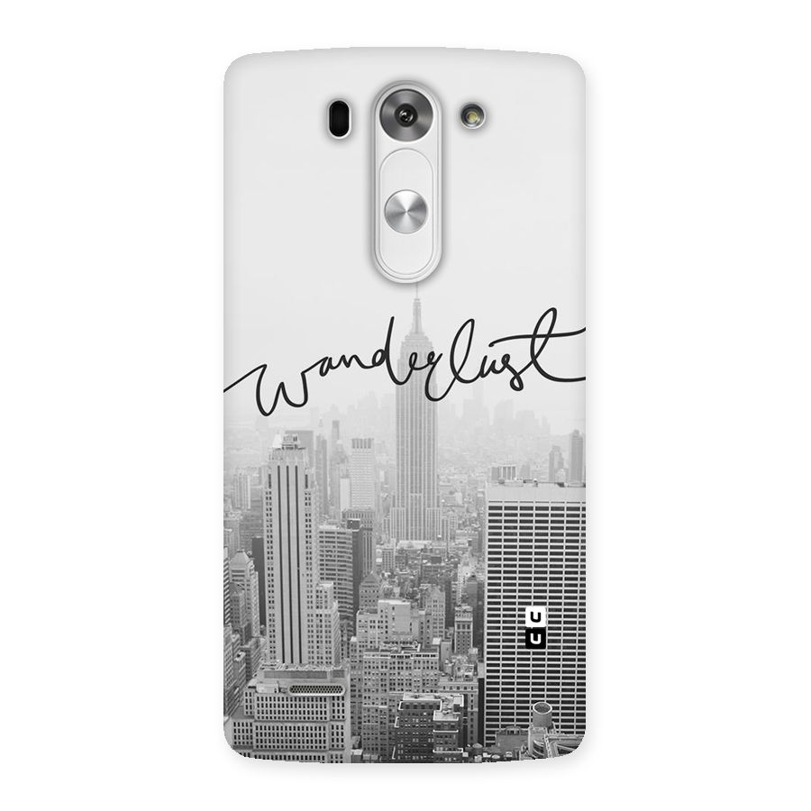 City Wanderlust Monochrome Back Case for LG G3 Mini