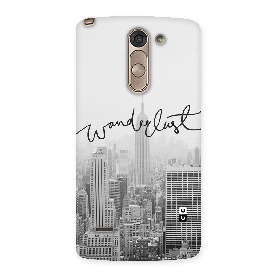 City Wanderlust Monochrome Back Case for LG G3 Stylus