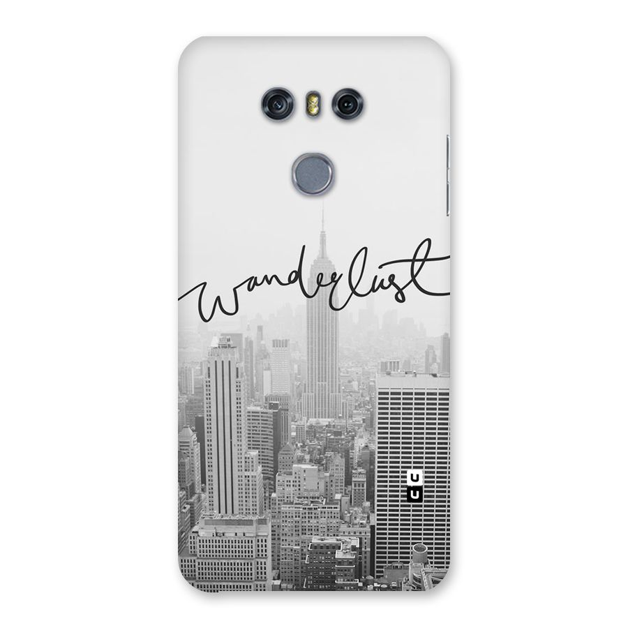City Wanderlust Monochrome Back Case for LG G6