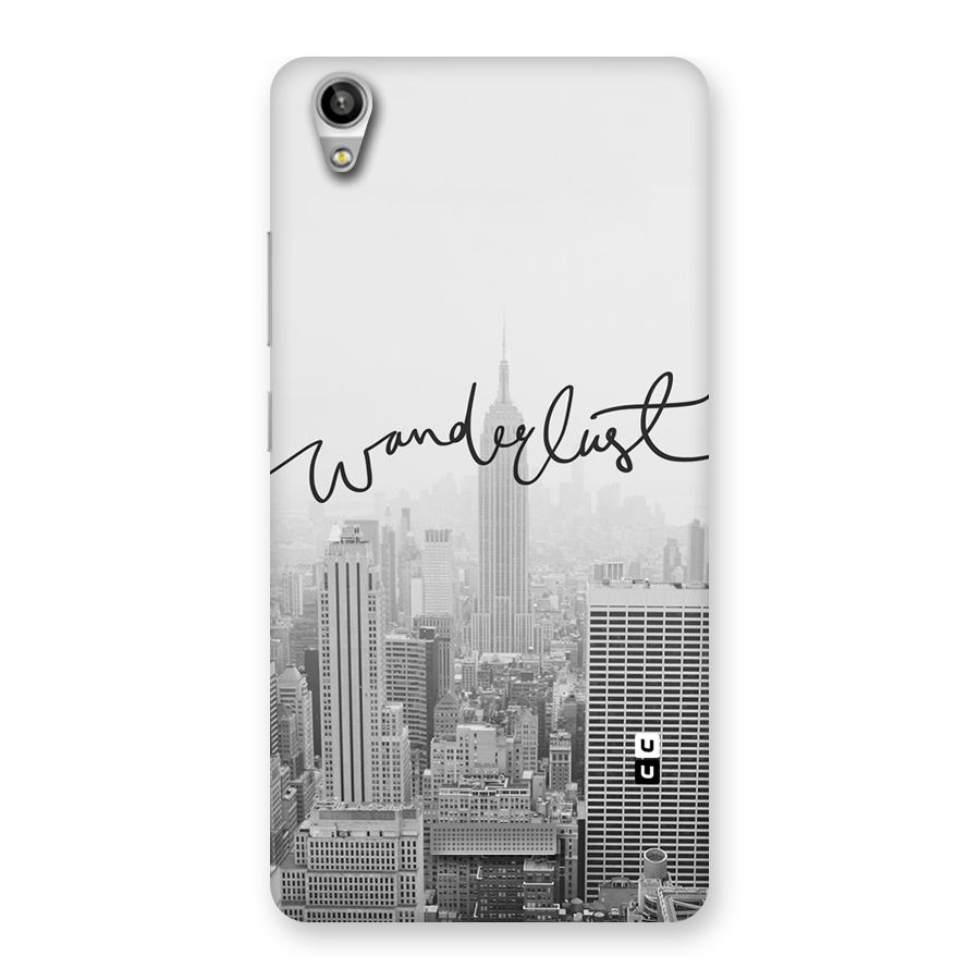 City Wanderlust Monochrome Back Case for Lava-Pixel-V1