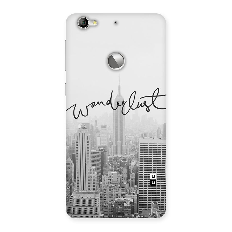 City Wanderlust Monochrome Back Case for LeTV Le 1s