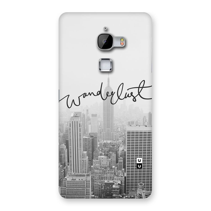 City Wanderlust Monochrome Back Case for LeTv Le Max