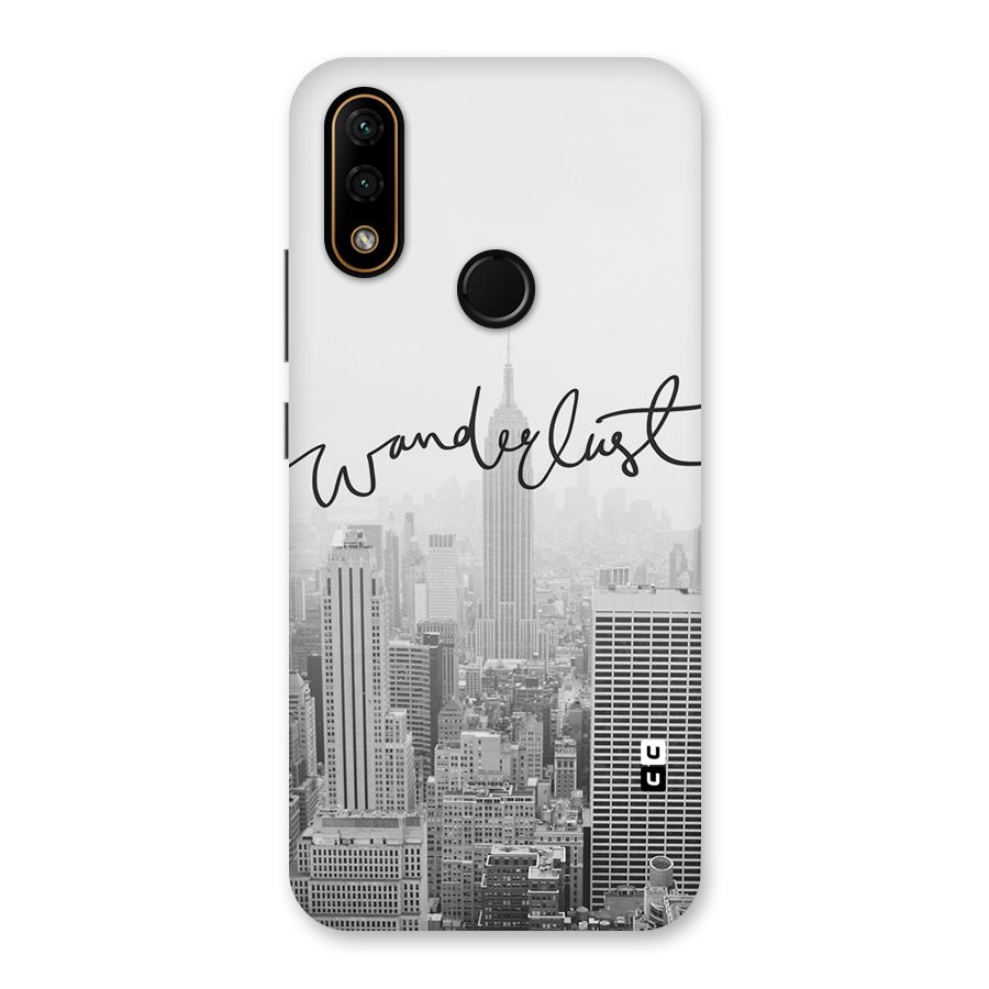 City Wanderlust Monochrome Back Case for Lenovo A6 Note