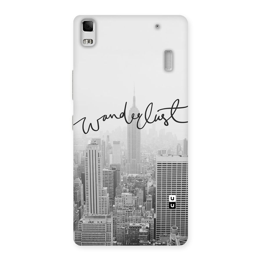 City Wanderlust Monochrome Back Case for Lenovo K3 Note