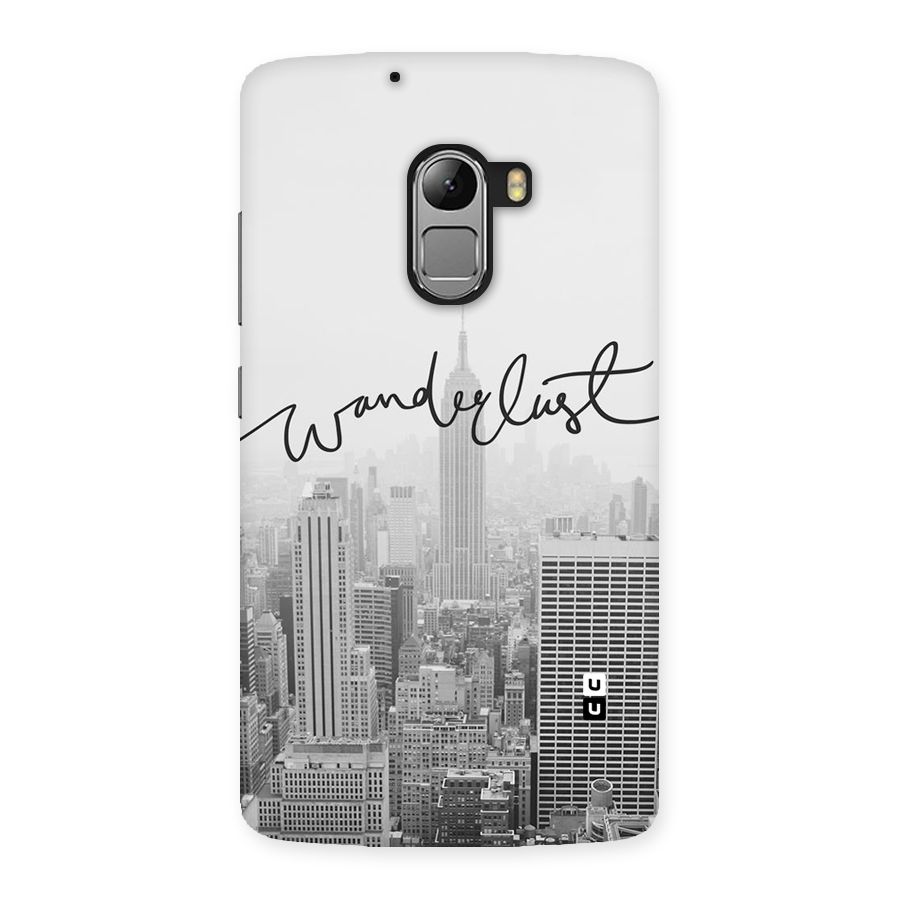 City Wanderlust Monochrome Back Case for Lenovo K4 Note