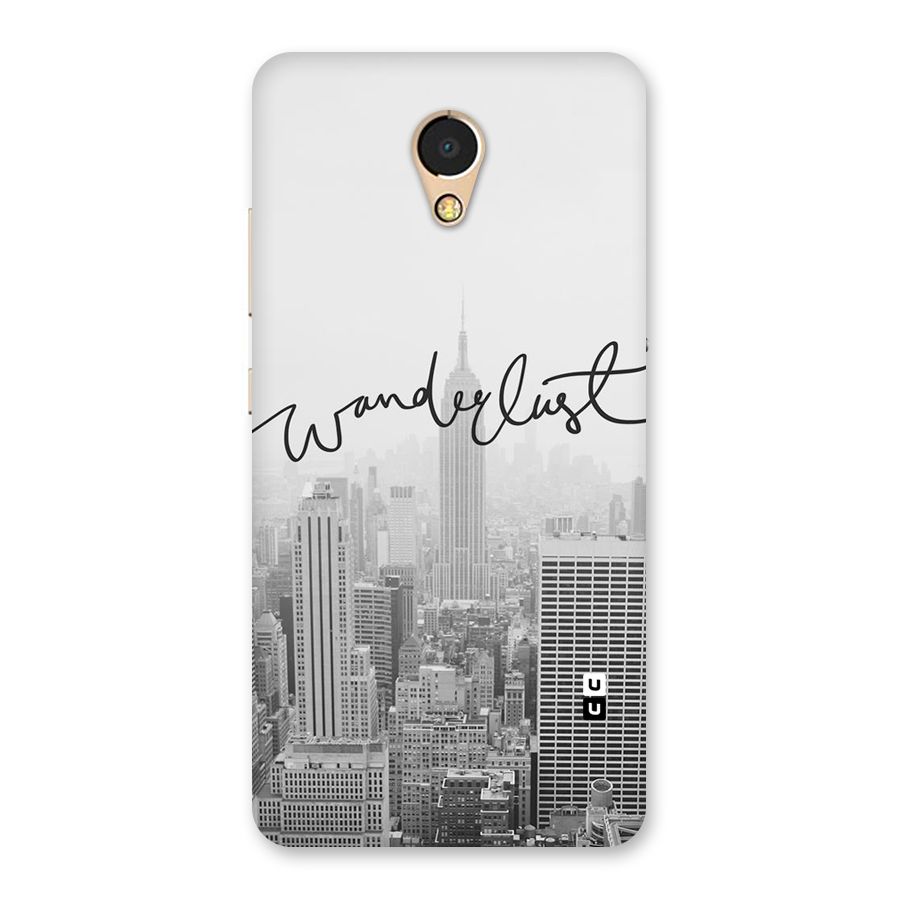City Wanderlust Monochrome Back Case for Lenovo P2