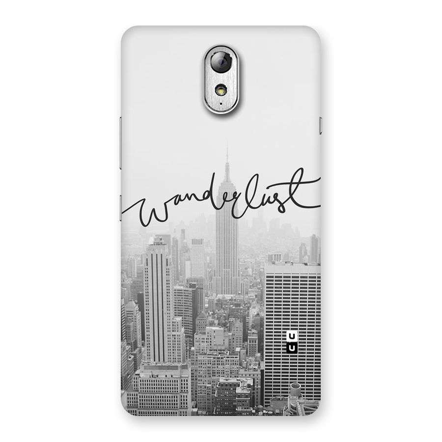 City Wanderlust Monochrome Back Case for Lenovo Vibe P1M