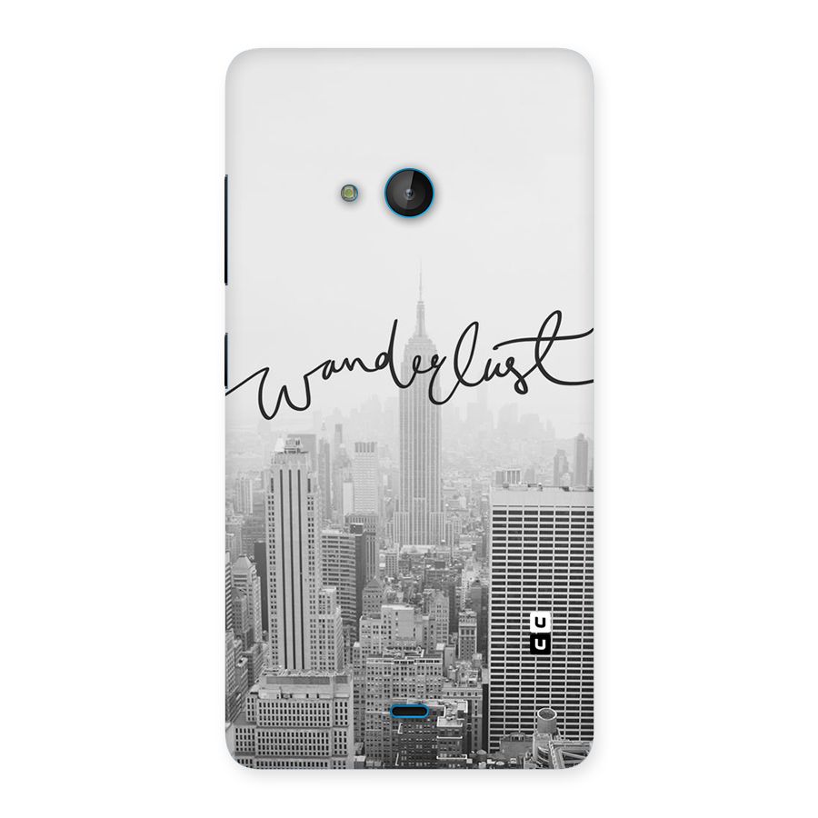 City Wanderlust Monochrome Back Case for Lumia 540