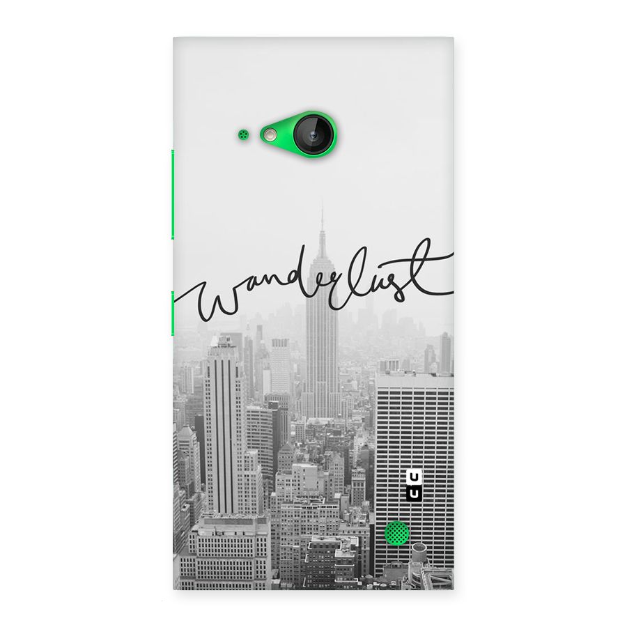 City Wanderlust Monochrome Back Case for Lumia 730