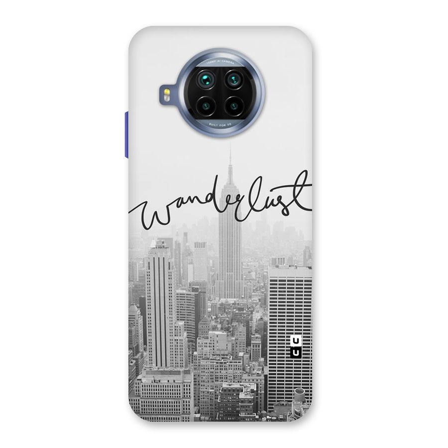 City Wanderlust Monochrome Back Case for Mi 10i