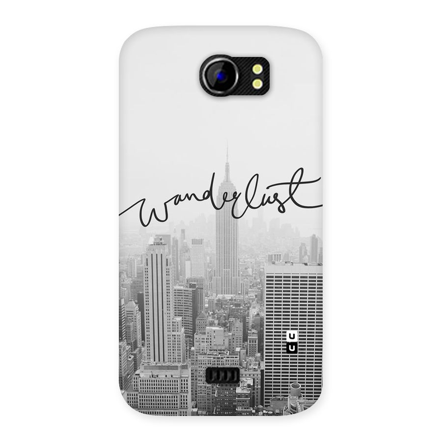 City Wanderlust Monochrome Back Case for Micromax Canvas 2 A110