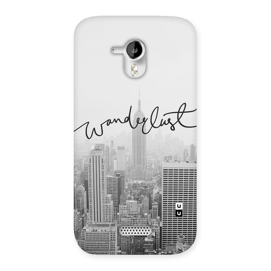 City Wanderlust Monochrome Back Case for Micromax Canvas HD A116