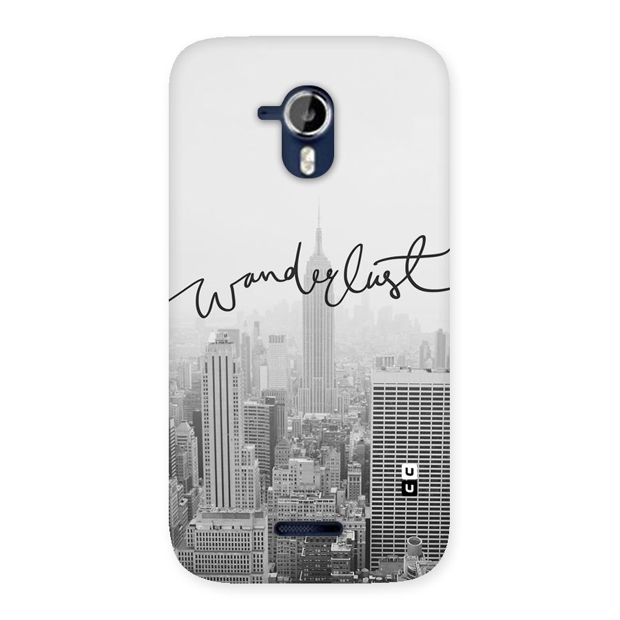 City Wanderlust Monochrome Back Case for Micromax Canvas Magnus A117