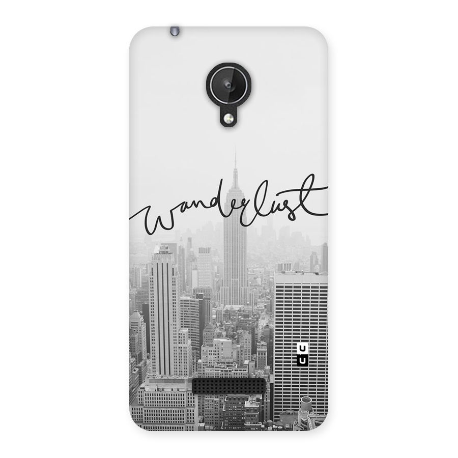 City Wanderlust Monochrome Back Case for Micromax Canvas Spark Q380