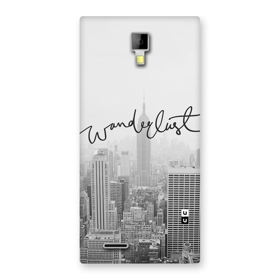 City Wanderlust Monochrome Back Case for Micromax Canvas Xpress A99