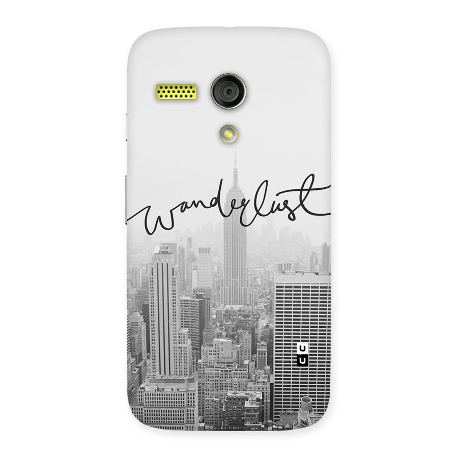 City Wanderlust Monochrome Back Case for Moto G