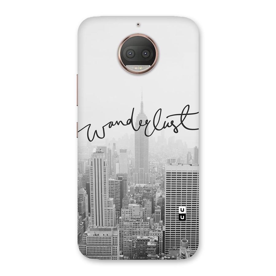 City Wanderlust Monochrome Back Case for Moto G5s Plus