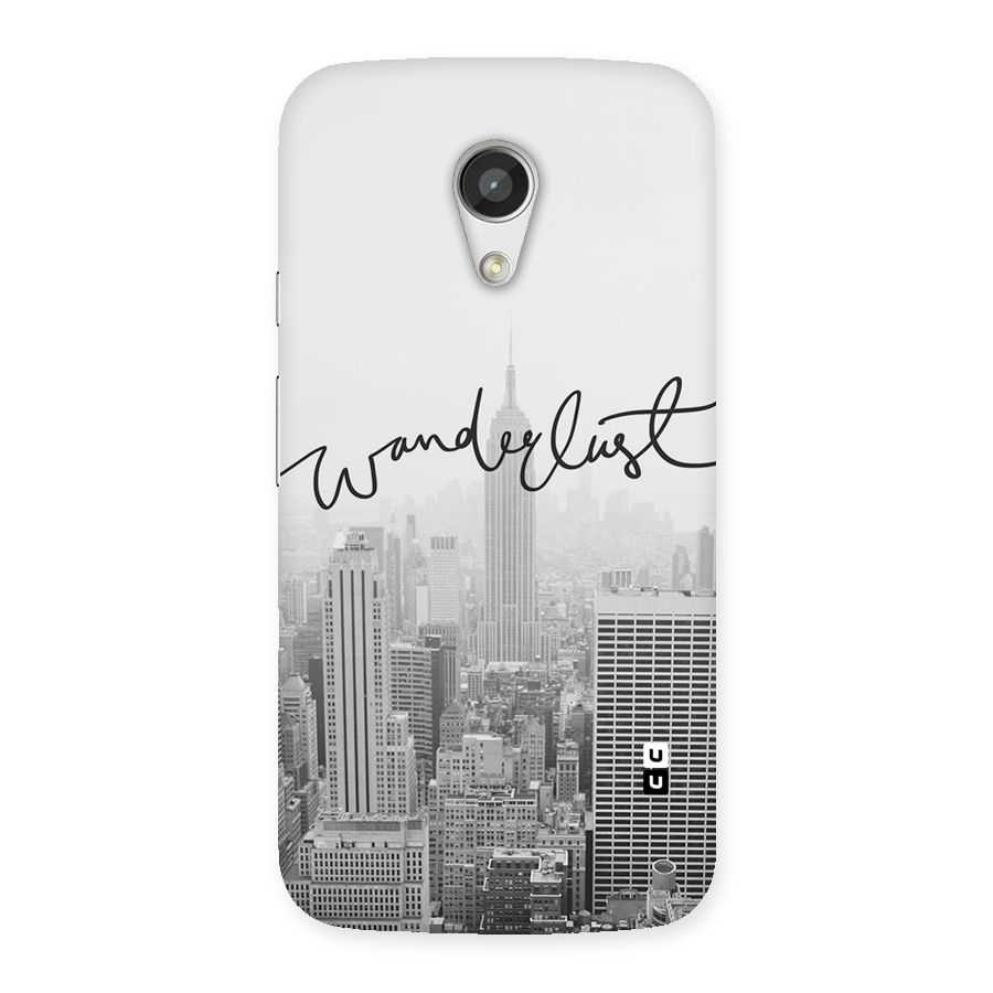 City Wanderlust Monochrome Back Case for Moto G 2nd Gen