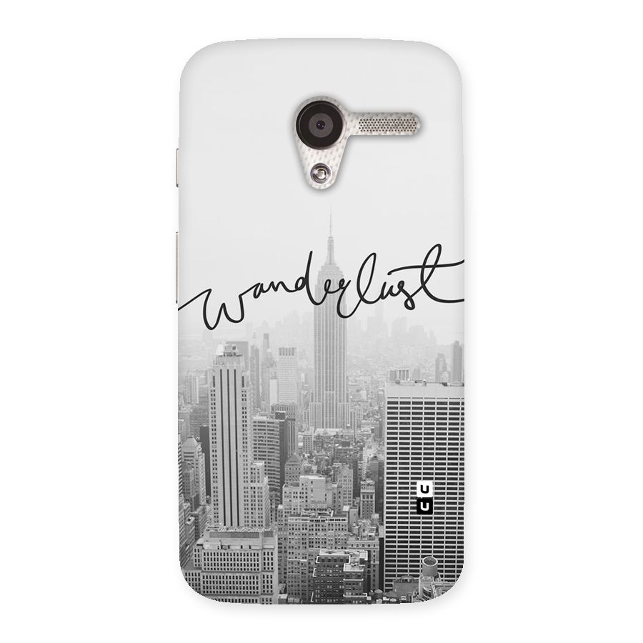 City Wanderlust Monochrome Back Case for Moto X