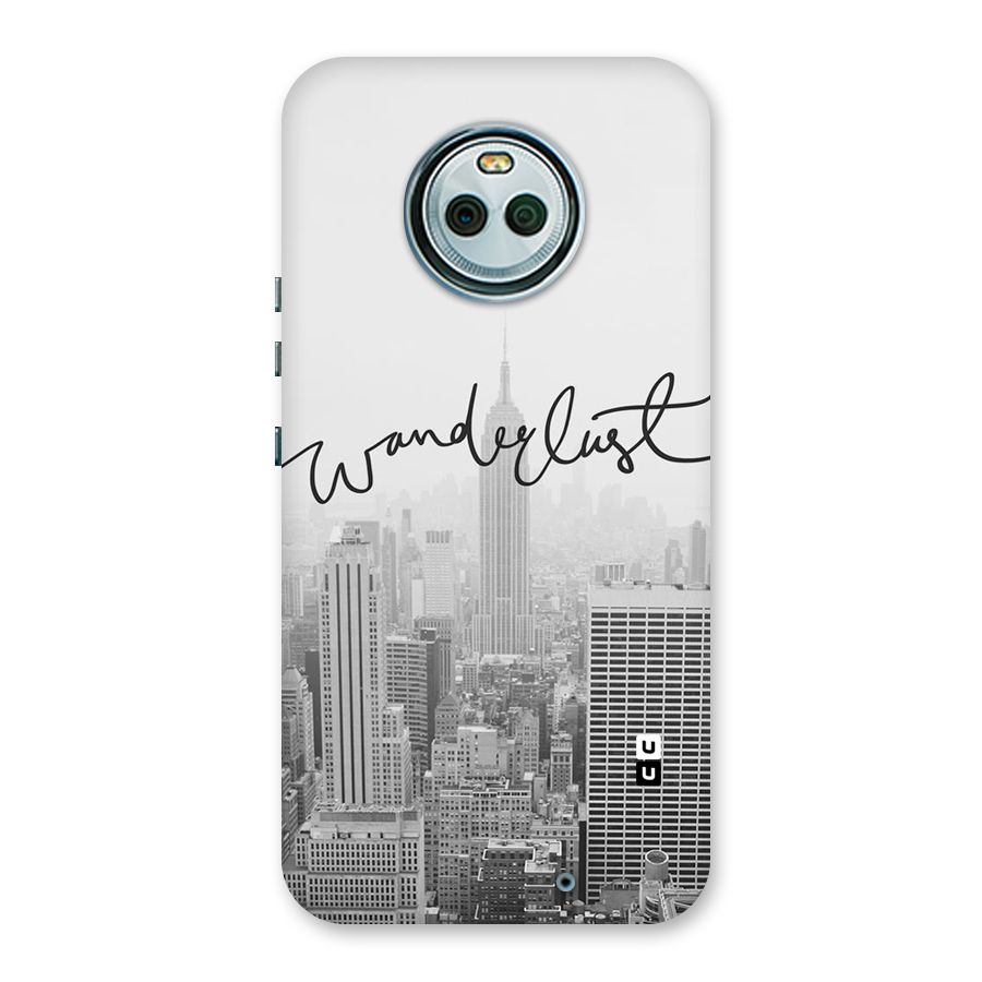 City Wanderlust Monochrome Back Case for Moto X4