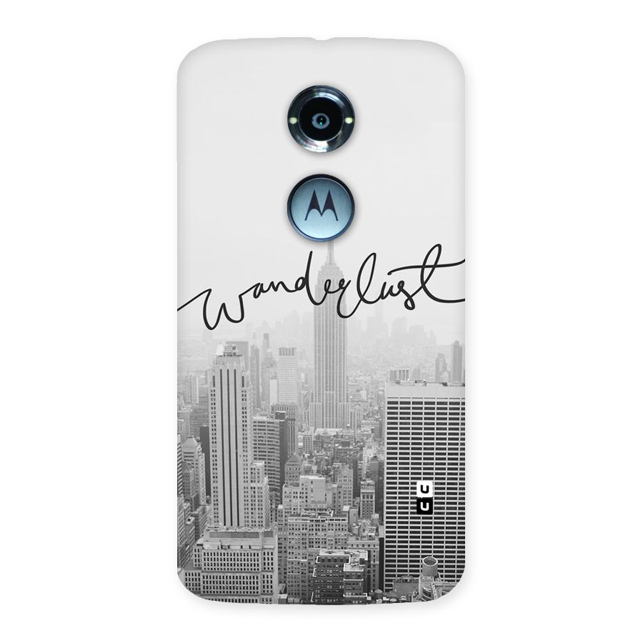 City Wanderlust Monochrome Back Case for Moto X 2nd Gen