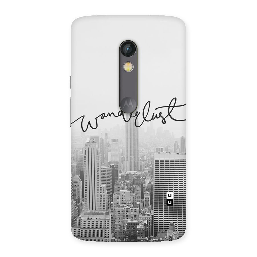 City Wanderlust Monochrome Back Case for Moto X Play