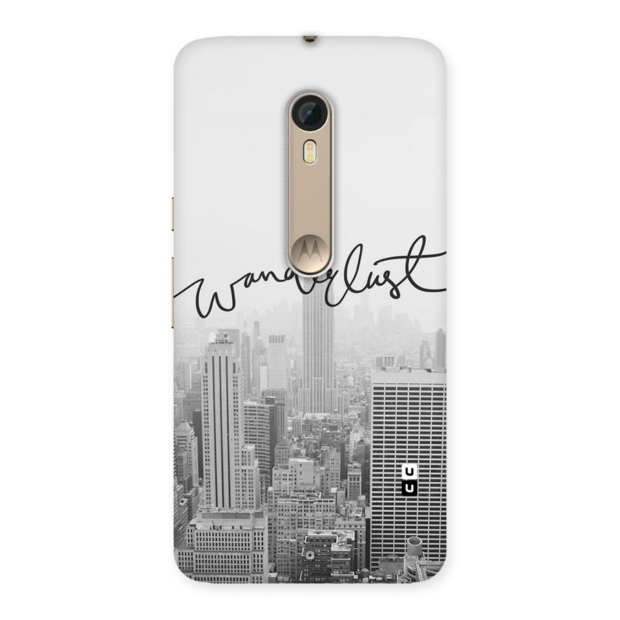 City Wanderlust Monochrome Back Case for Motorola Moto X Style