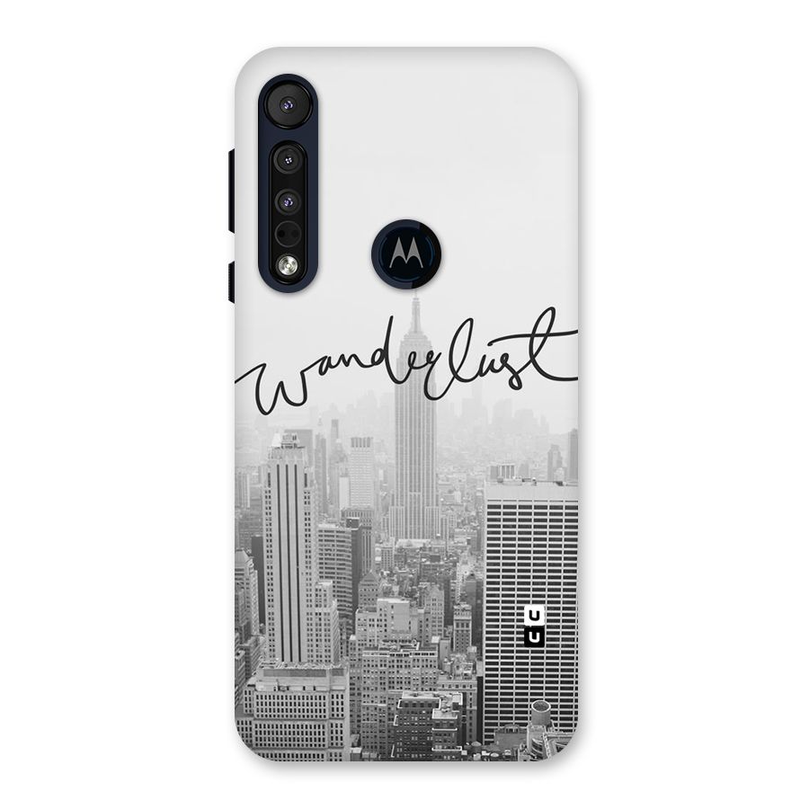 City Wanderlust Monochrome Back Case for Motorola One Macro