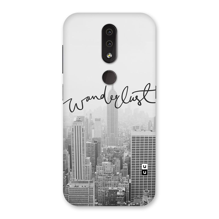 City Wanderlust Monochrome Back Case for Nokia 4.2