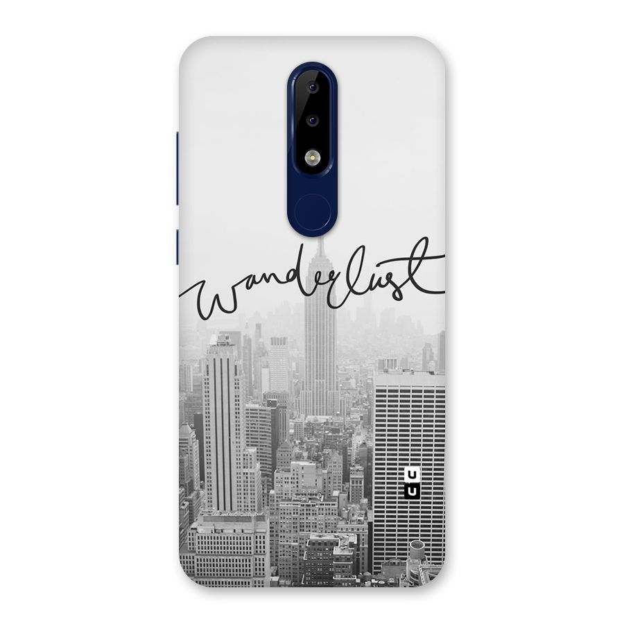 City Wanderlust Monochrome Back Case for Nokia 5.1 Plus