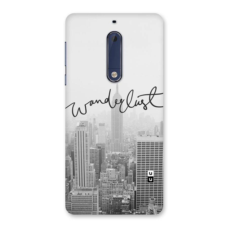 City Wanderlust Monochrome Back Case for Nokia 5