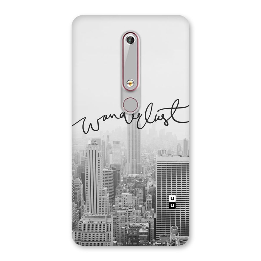 City Wanderlust Monochrome Back Case for Nokia 6.1