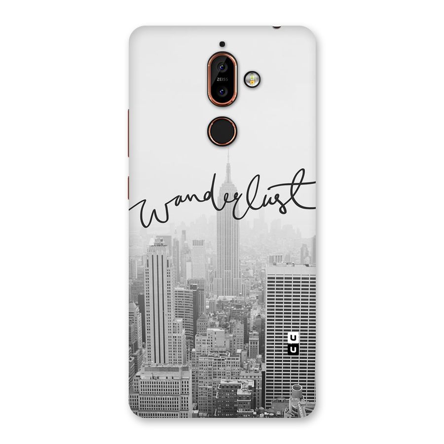 City Wanderlust Monochrome Back Case for Nokia 7 Plus