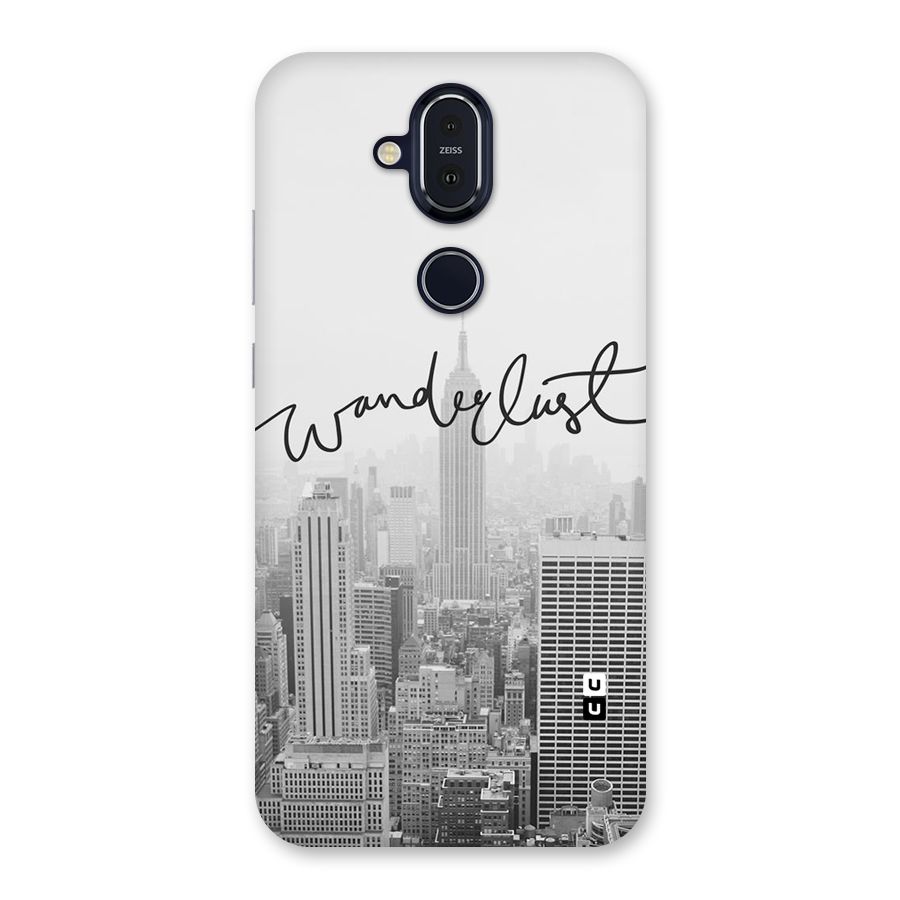 City Wanderlust Monochrome Back Case for Nokia 8.1