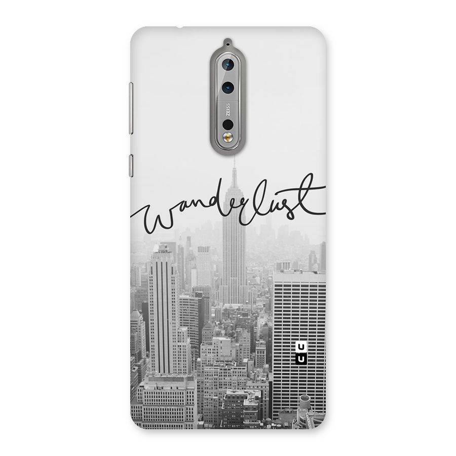 City Wanderlust Monochrome Back Case for Nokia 8
