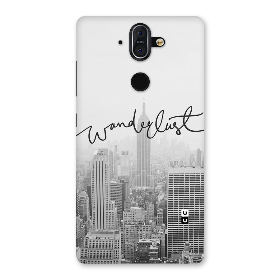 City Wanderlust Monochrome Back Case for Nokia 8 Sirocco