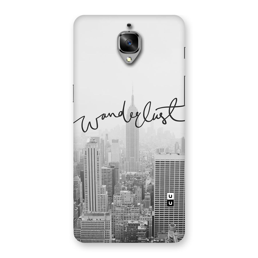 City Wanderlust Monochrome Back Case for OnePlus 3T