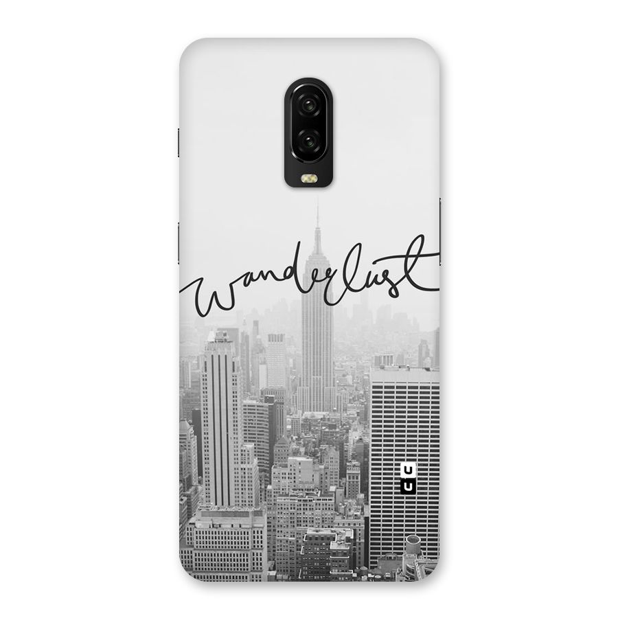 City Wanderlust Monochrome Back Case for OnePlus 6T