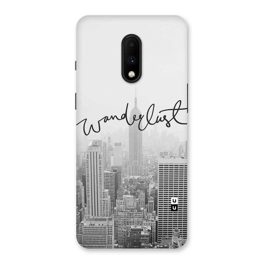 City Wanderlust Monochrome Back Case for OnePlus 7