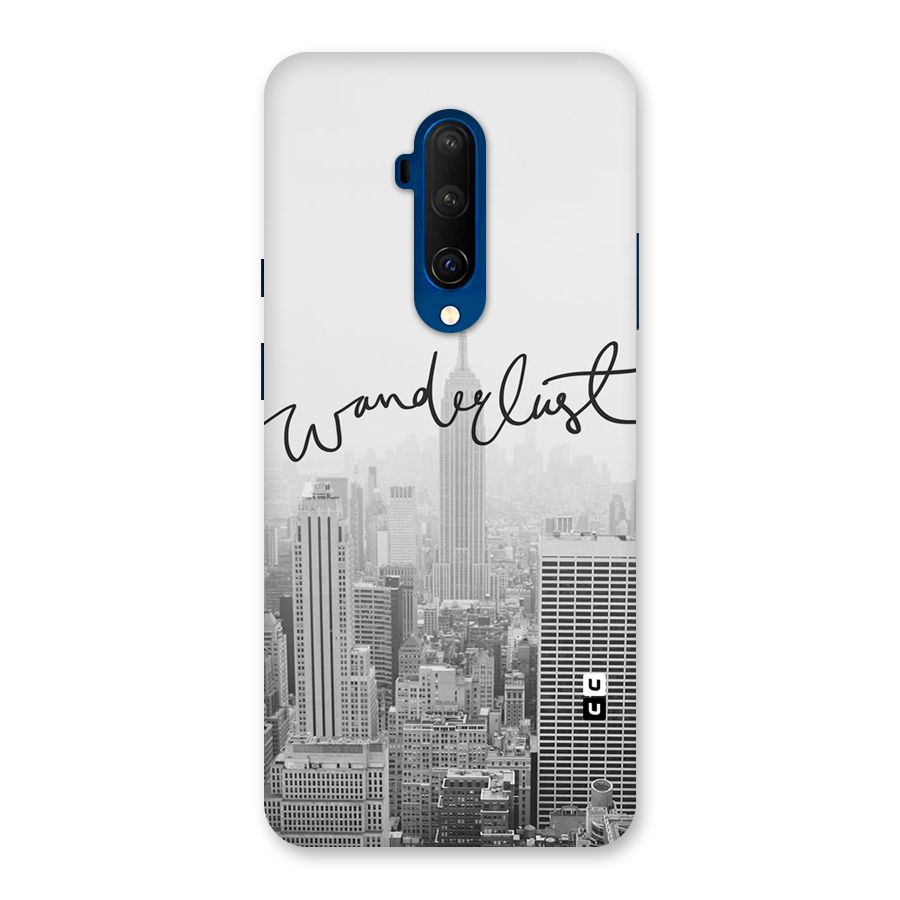 City Wanderlust Monochrome Back Case for OnePlus 7T Pro