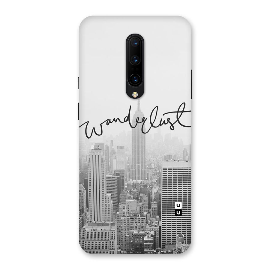 City Wanderlust Monochrome Back Case for OnePlus 7 Pro
